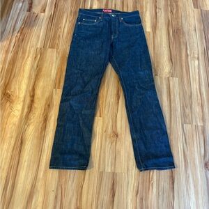 Supreme Brand Dark Blue Men’s Straight-Leg Jeans sz 30